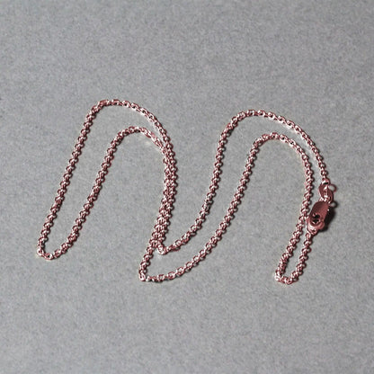 14k Rose Gold Diamond Cut Cable Link Chain (1.30 mm) RCJ Chains  CELESTIA LUXE JEWELLERS