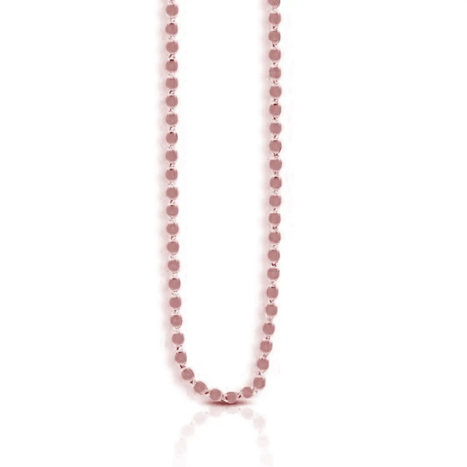 14k Rose Gold Oval Mirror Chain (2.20 mm) RCJ Chains  CELESTIA LUXE JEWELLERS