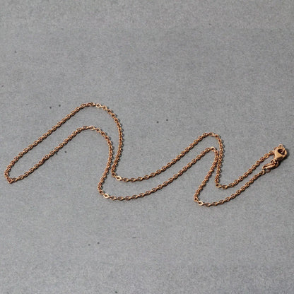 14k Rose Gold Round Cable Link Chain (1.50 mm) RCJ Chains  CELESTIA LUXE JEWELLERS