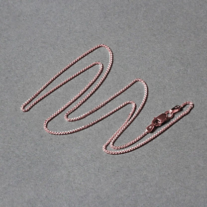 14k Rose Gold Round Wheat Chain (1.00 mm) RCJ Chains  CELESTIA LUXE JEWELLERS