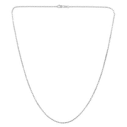14k White Gold French Cable Chain (1.30 mm) RCJ Chains  CELESTIA LUXE JEWELLERS