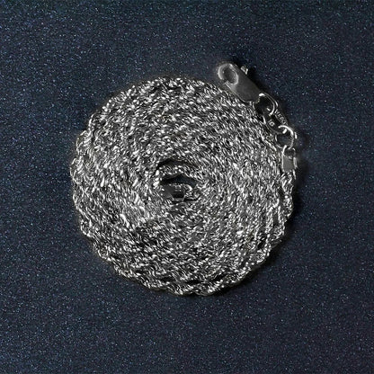 14k White Gold Light Rope Chain (2.00 mm) RCJ Chains  CELESTIA LUXE JEWELLERS