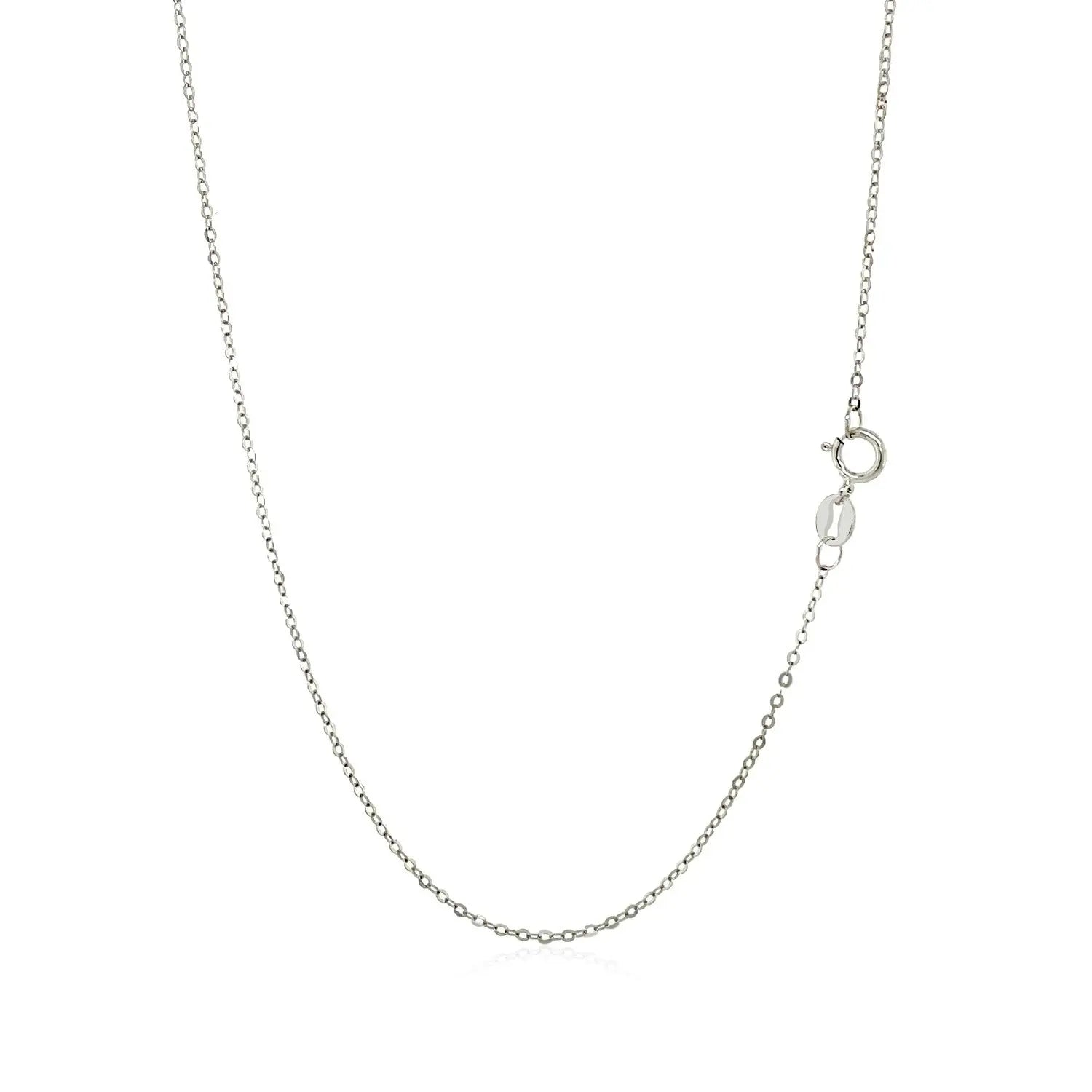 14k White Gold Polished Mini Heart Necklace RCJ Necklaces  CELESTIA LUXE JEWELLERS