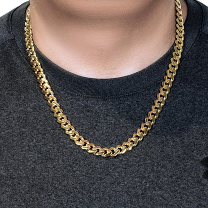 14k Yellow Gold 22 inch Polished Curb Chain Necklace RCJ Necklaces  CELESTIA LUXE JEWELLERS