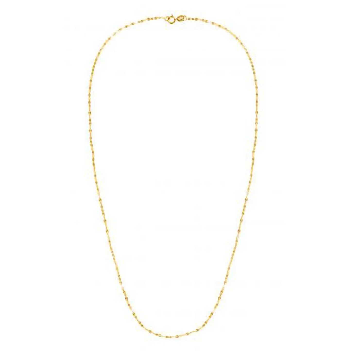 14k Yellow Gold Alternate Valentino Chain (1.40 mm) RCJ Chains  CELESTIA LUXE JEWELLERS