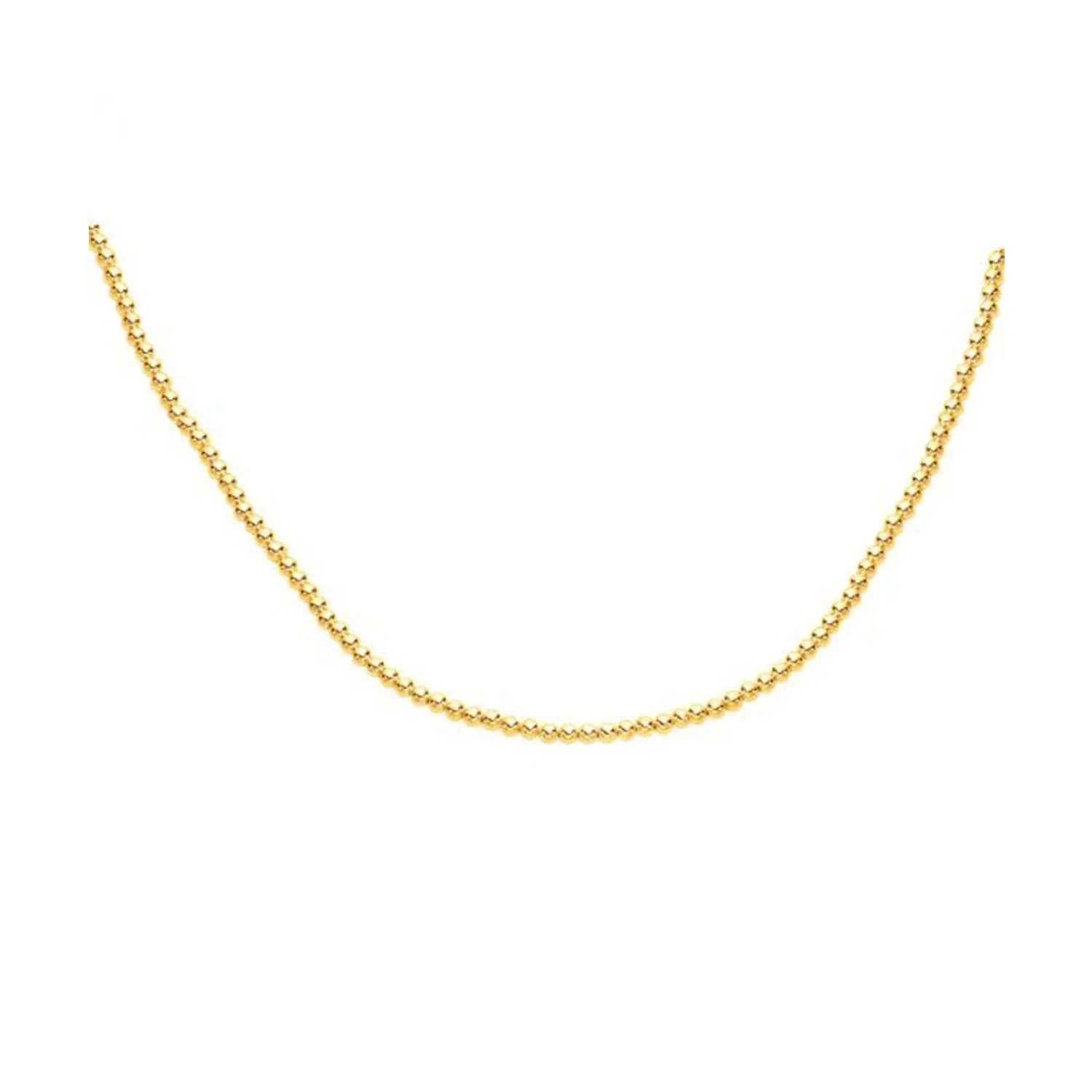 14k Yellow Gold Bead Chain (3mm) RCJ Necklaces  CELESTIA LUXE JEWELLERS