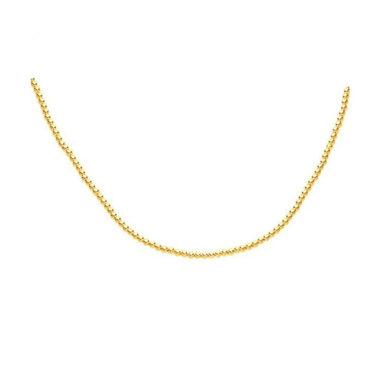 14k Yellow Gold Bead Chain (3mm) RCJ Necklaces  CELESTIA LUXE JEWELLERS