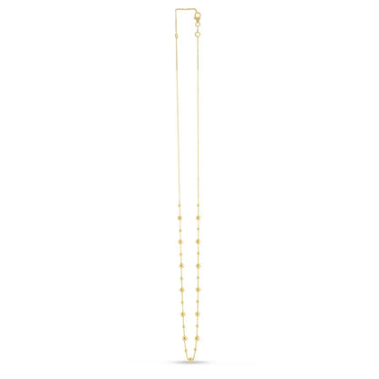 14k Yellow Gold Bead Necklace RCJ Necklaces  CELESTIA LUXE JEWELLERS