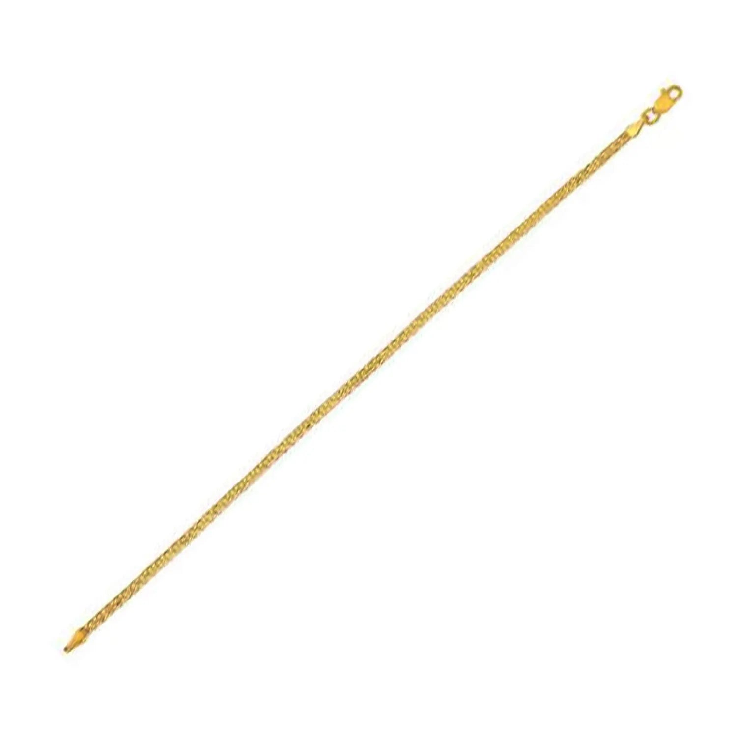 14k Yellow Gold Bismark Bracelet (2.50 mm) RCJ Bracelets  CELESTIA LUXE JEWELLERS