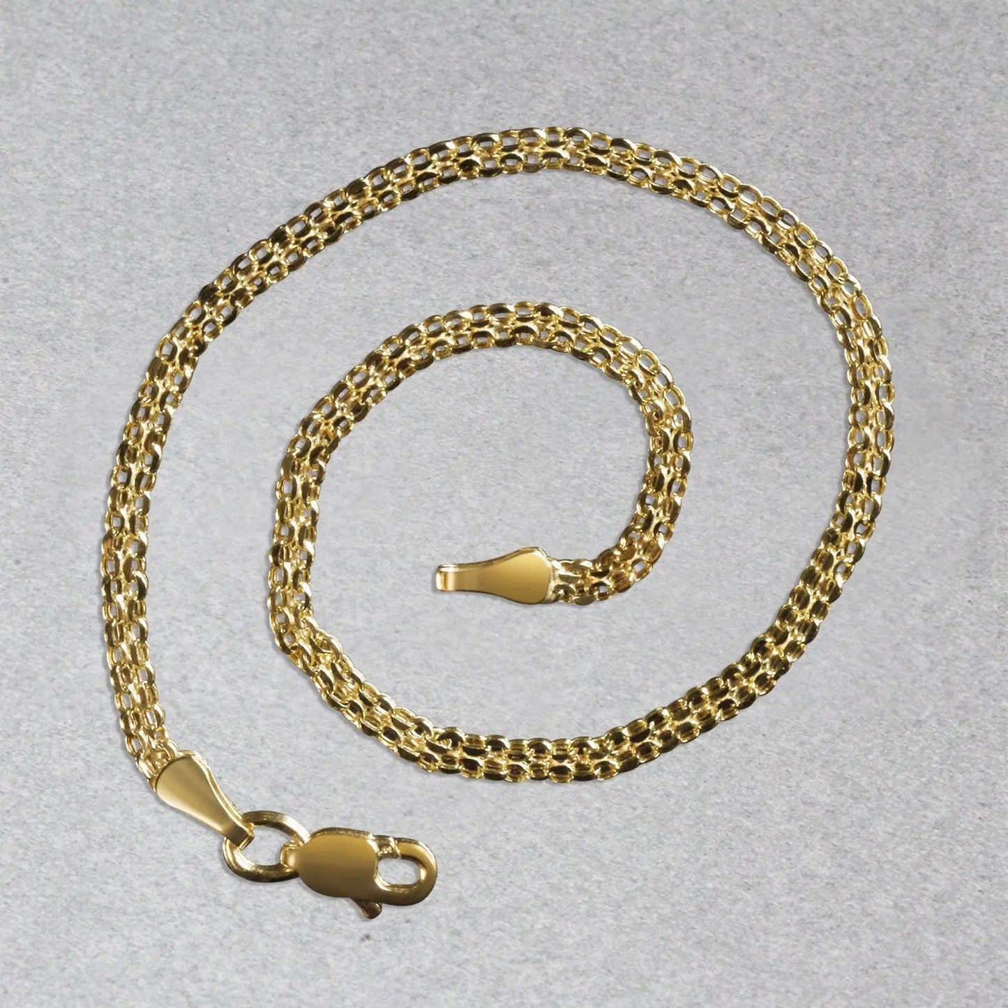 14k Yellow Gold Bismark Bracelet (2.50 mm) RCJ Bracelets  CELESTIA LUXE JEWELLERS