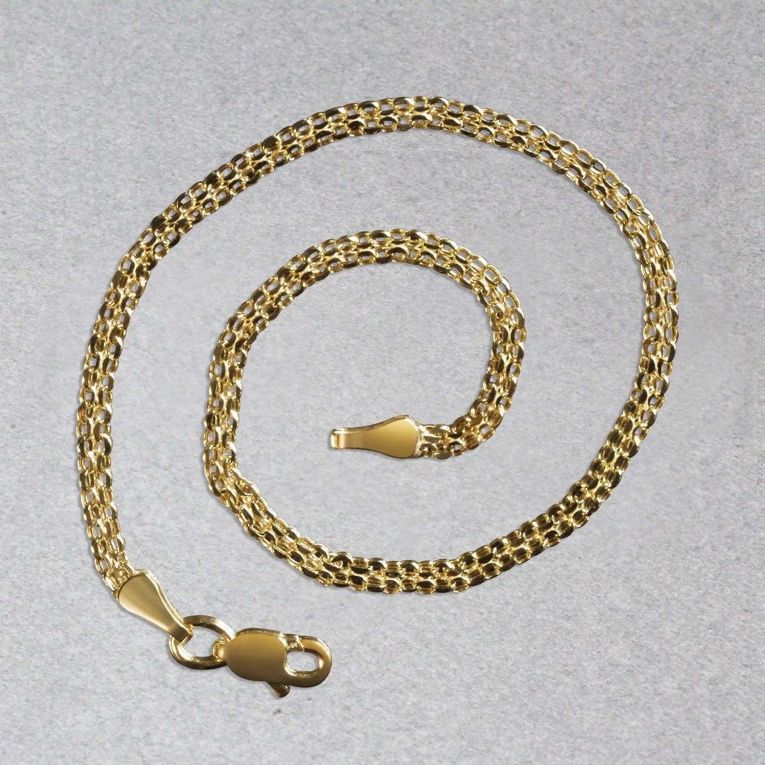 14k Yellow Gold Bismark Bracelet (2.50 mm) RCJ Bracelets  CELESTIA LUXE JEWELLERS