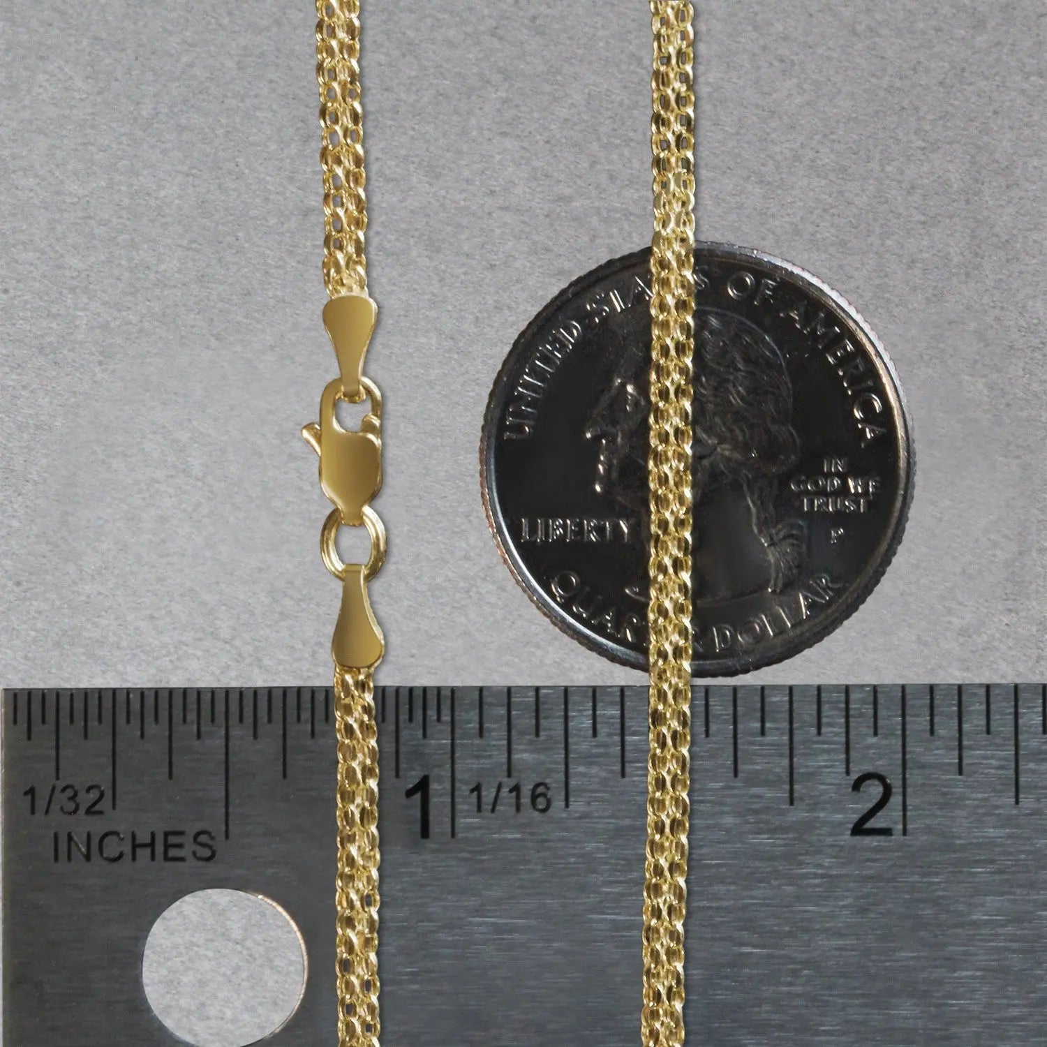14k Yellow Gold Bismark Bracelet (2.50 mm) RCJ Bracelets  CELESTIA LUXE JEWELLERS