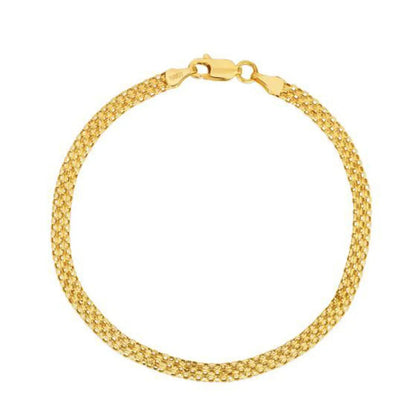14k Yellow Gold Bismark Bracelet (3.50 mm) RCJ Bracelets  CELESTIA LUXE JEWELLERS