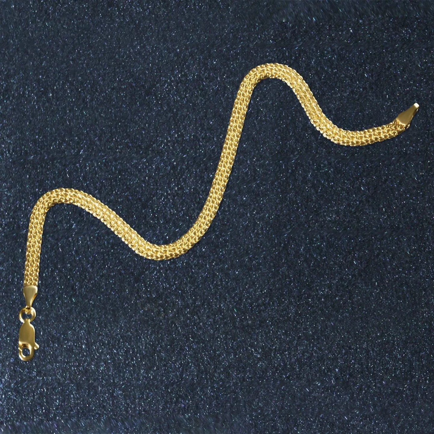 14k Yellow Gold Bismark Bracelet (3.50 mm) RCJ Bracelets  CELESTIA LUXE JEWELLERS