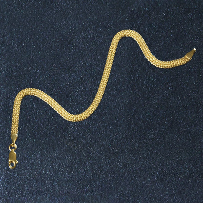 14k Yellow Gold Bismark Bracelet (3.50 mm) RCJ Bracelets  CELESTIA LUXE JEWELLERS
