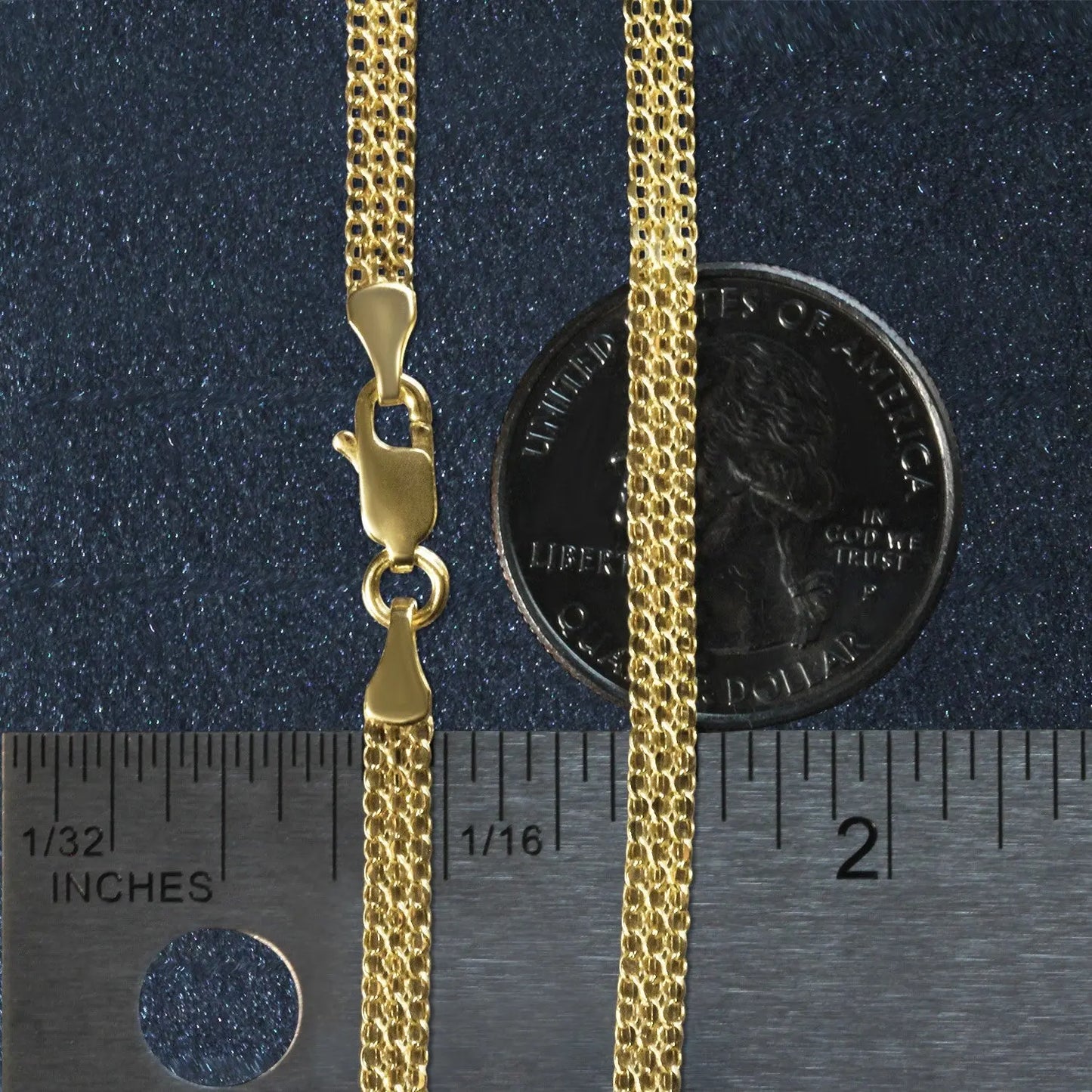 14k Yellow Gold Bismark Bracelet (3.50 mm) RCJ Bracelets  CELESTIA LUXE JEWELLERS