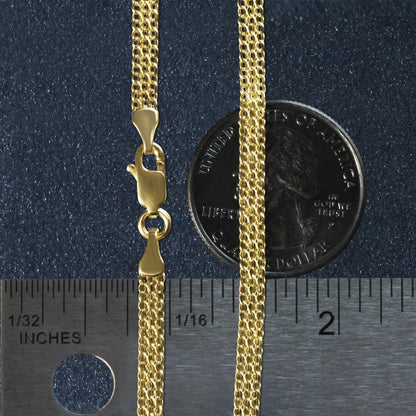 14k Yellow Gold Bismark Bracelet (3.50 mm) RCJ Bracelets  CELESTIA LUXE JEWELLERS