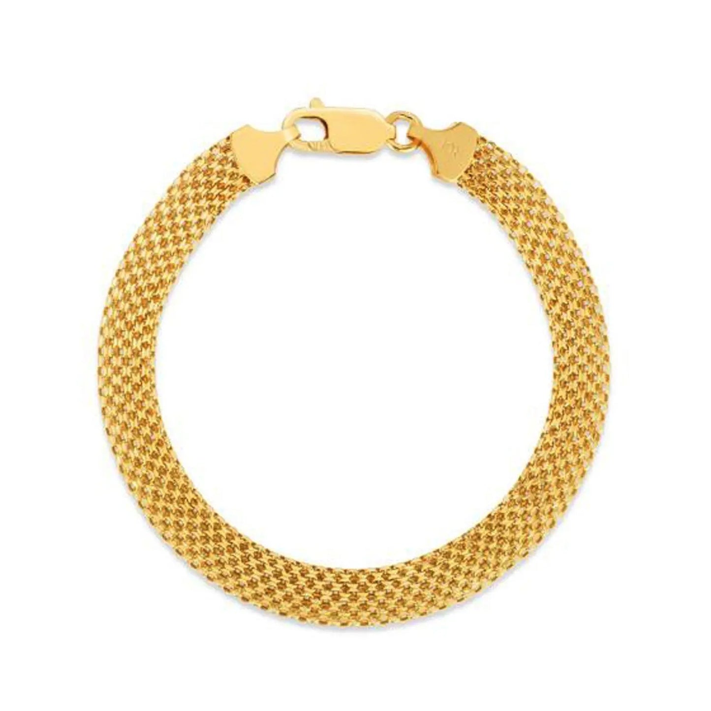 14k Yellow Gold Bismark Bracelet (7.00 mm) RCJ Bracelets  CELESTIA LUXE JEWELLERS