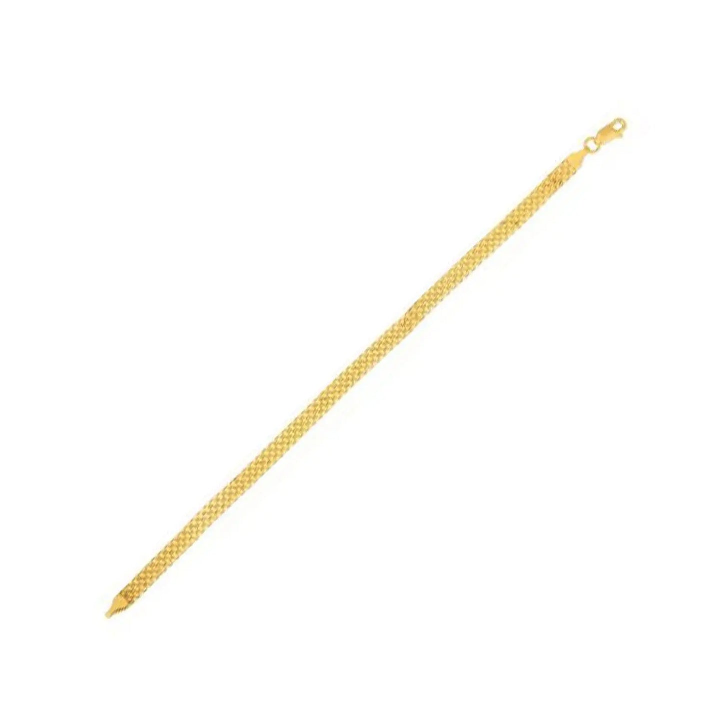 14k Yellow Gold Bismark Chain (4.70 mm) RCJ Chains  CELESTIA LUXE JEWELLERS