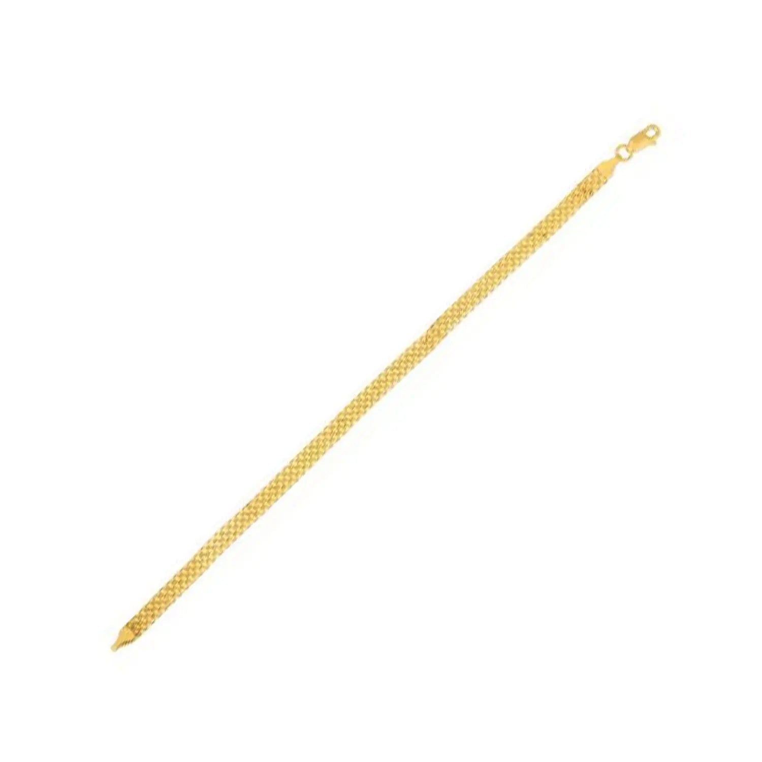 14k Yellow Gold Bismark Chain (4.70 mm) RCJ Chains  CELESTIA LUXE JEWELLERS