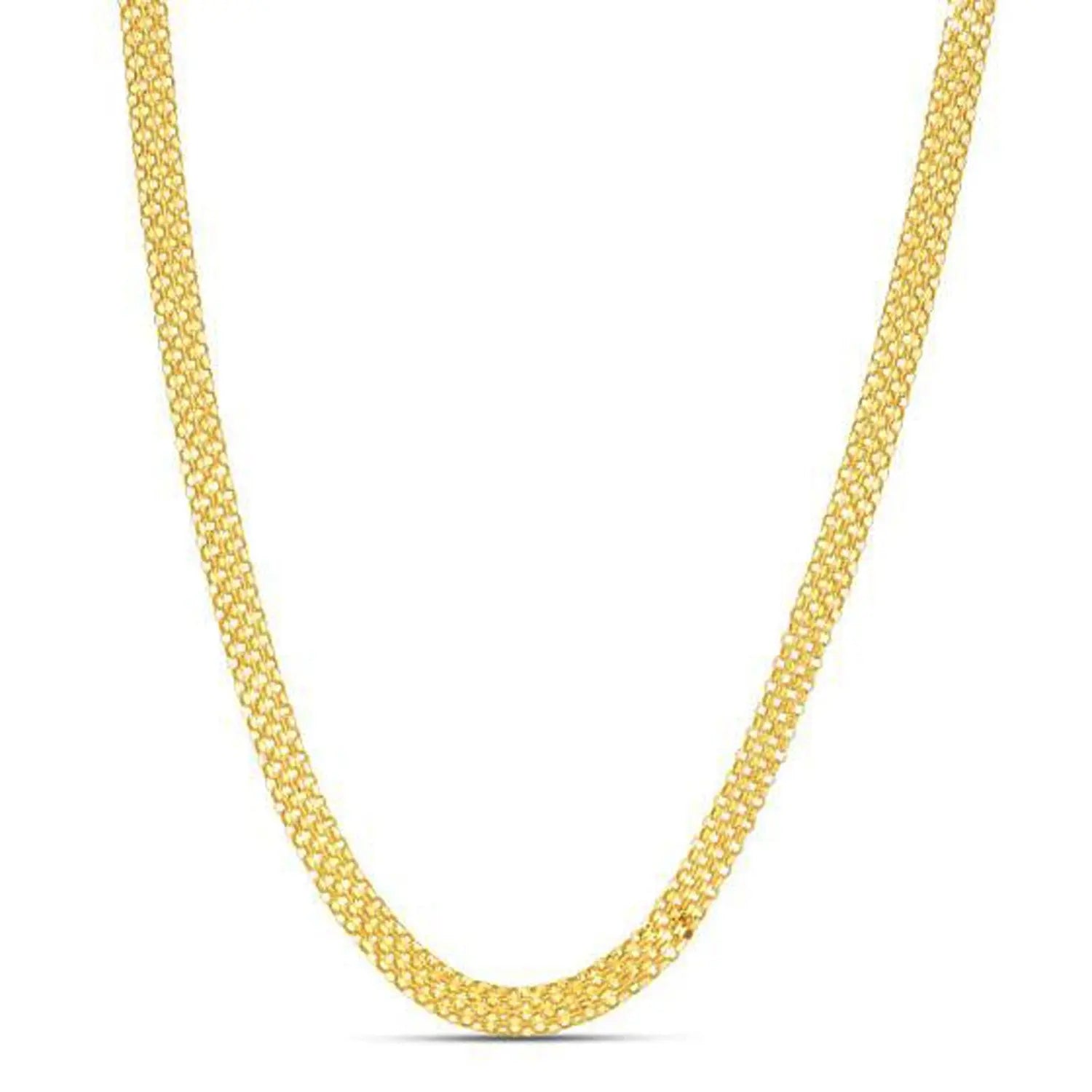 14k Yellow Gold Bismark Chain (4.70 mm) RCJ Chains  CELESTIA LUXE JEWELLERS