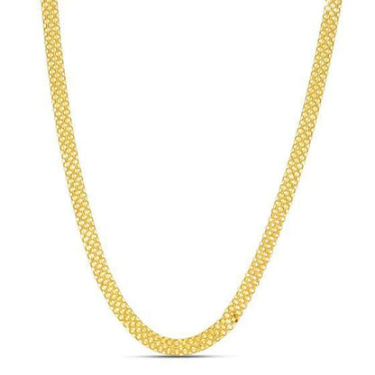 14k Yellow Gold Bismark Chain (4.70 mm) RCJ Chains  CELESTIA LUXE JEWELLERS