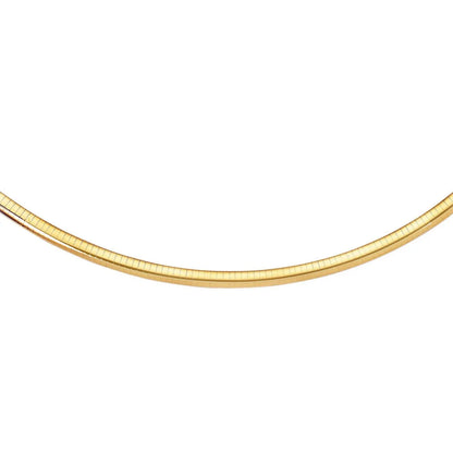14k Yellow Gold Classic Omega Bracelet (6.00 mm) RCJ Bracelets  CELESTIA LUXE JEWELLERS