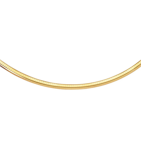 14k Yellow Gold Classic Omega Bracelet (6.00 mm) RCJ Bracelets  CELESTIA LUXE JEWELLERS