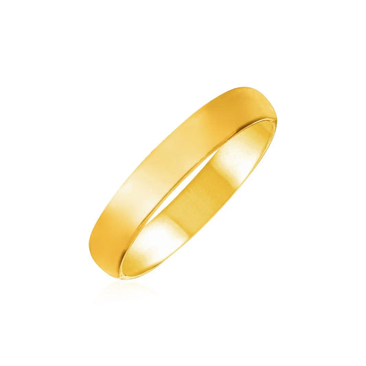 14k Yellow Gold Comfort Fit Wedding Band(4.00 mm) RCJ Rings  CELESTIA LUXE JEWELLERS