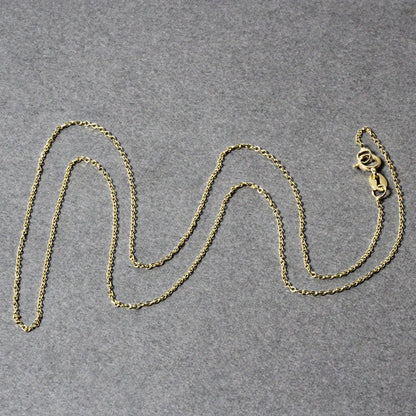 14k Yellow Gold Diamond Cut Cable Link Chain (0.87 mm) RCJ Chains  CELESTIA LUXE JEWELLERS
