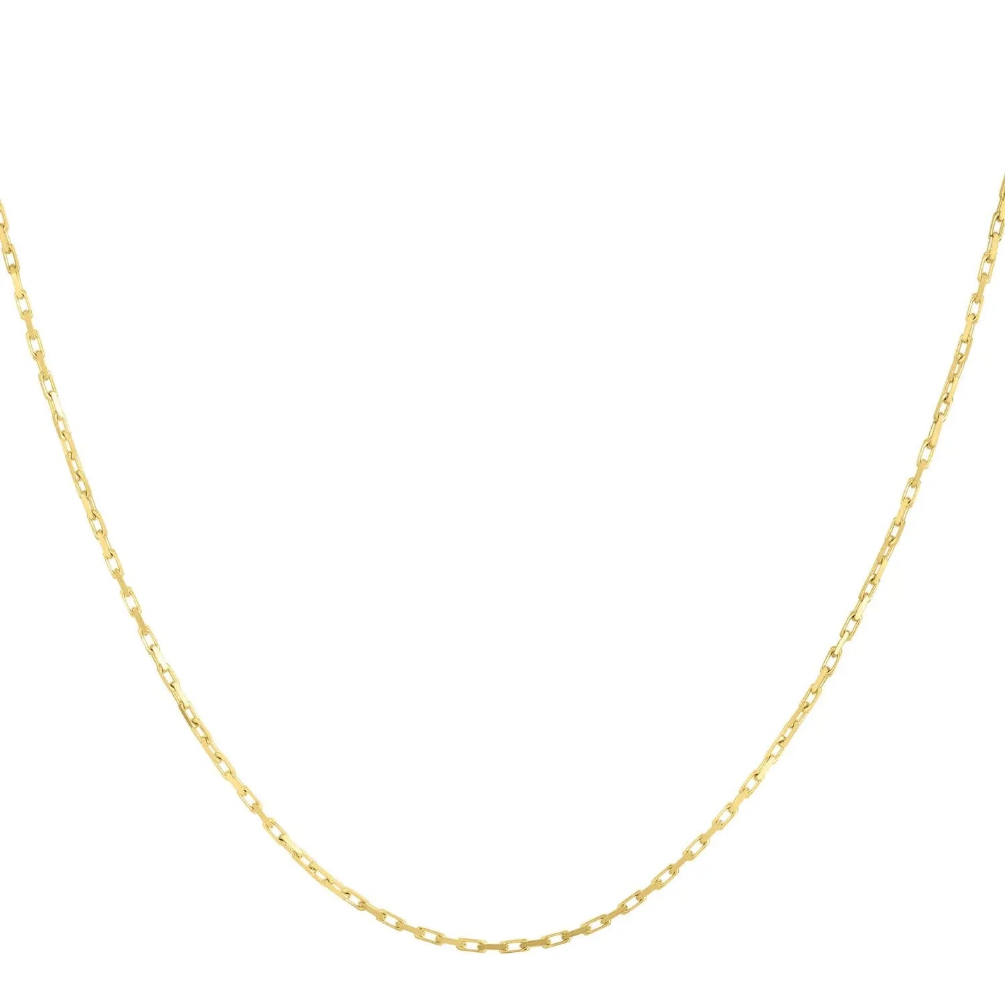 14k Yellow Gold French Cable Chain (1.3 mm) RCJ Chains  CELESTIA LUXE JEWELLERS