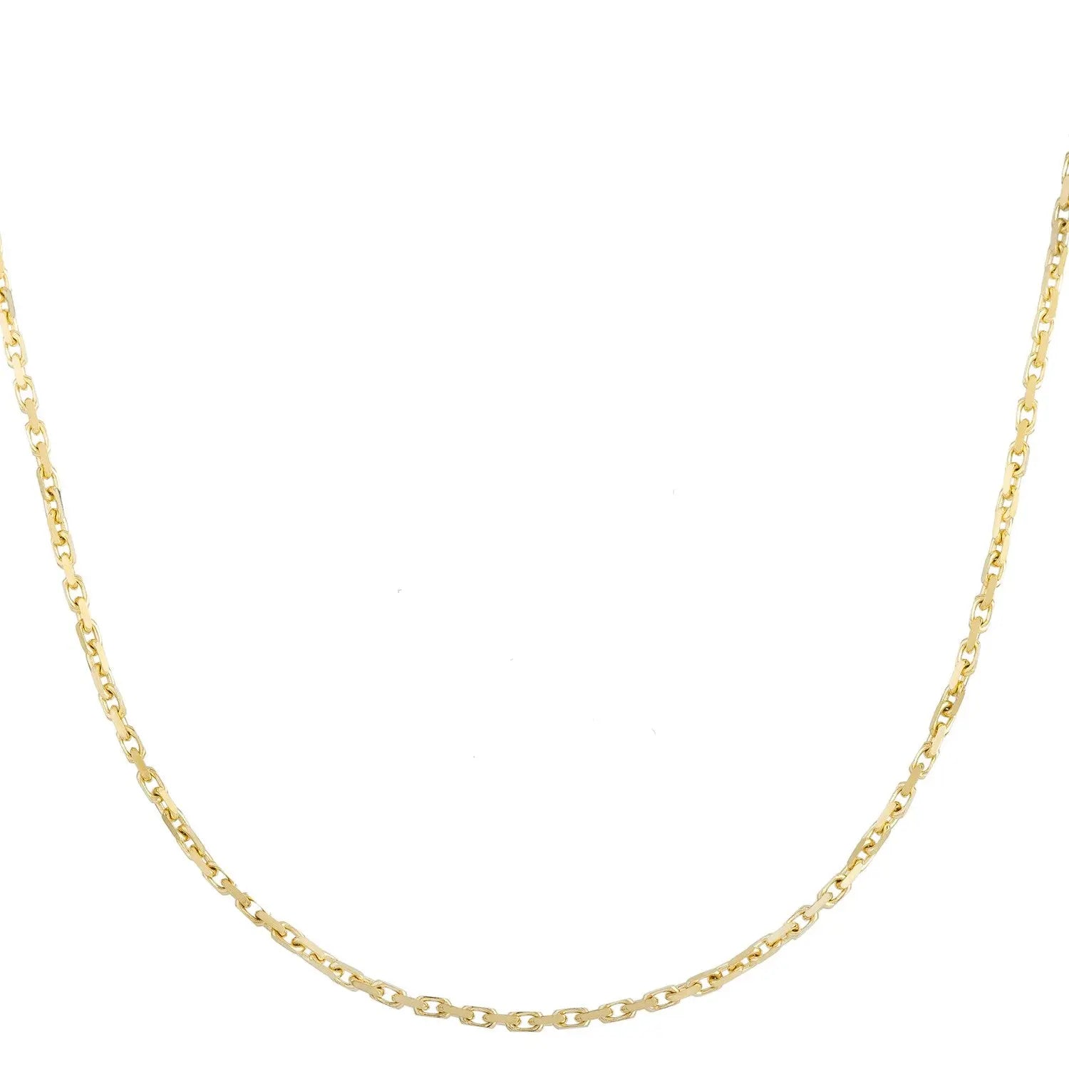 14k Yellow Gold French Cable Chain (1.90 mm) RCJ Chains  CELESTIA LUXE JEWELLERS