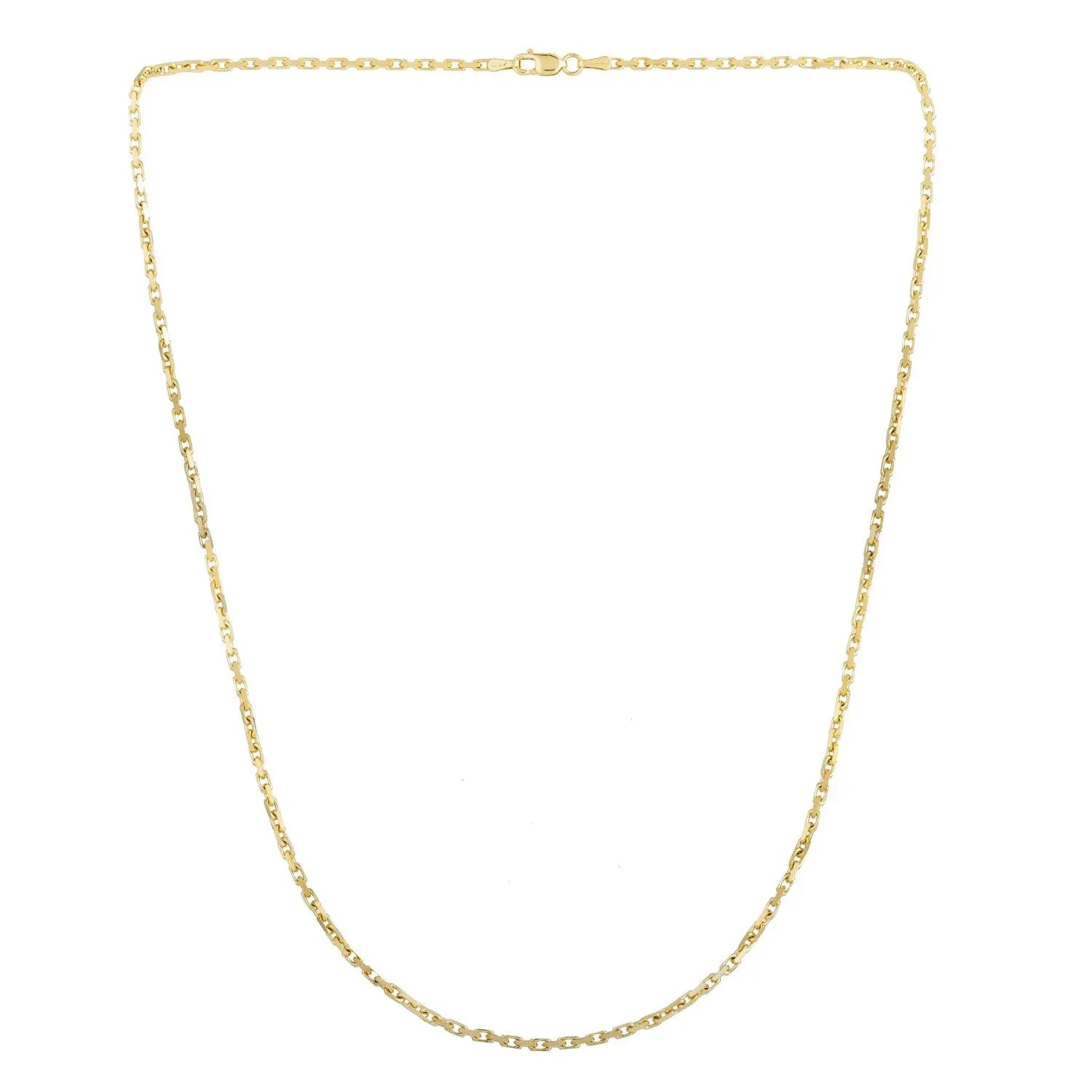 14k Yellow Gold French Cable Chain (1.90 mm) RCJ Chains  CELESTIA LUXE JEWELLERS