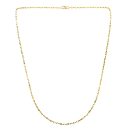 14k Yellow Gold French Cable Chain (1.90 mm) RCJ Chains  CELESTIA LUXE JEWELLERS