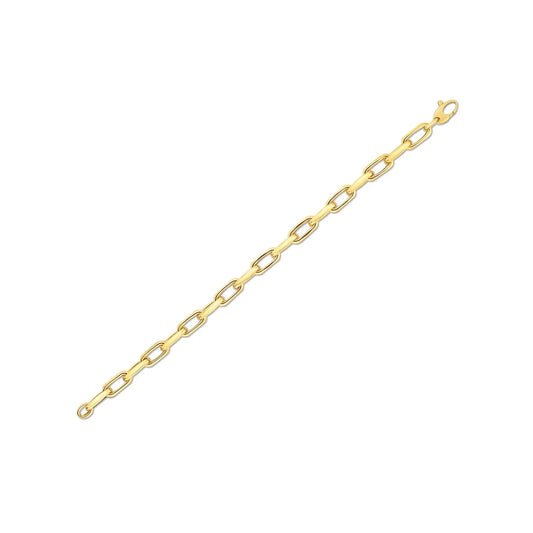 14k Yellow Gold French Cable Link Bracelet  (6.00 mm) RCJ Bracelets  CELESTIA LUXE JEWELLERS