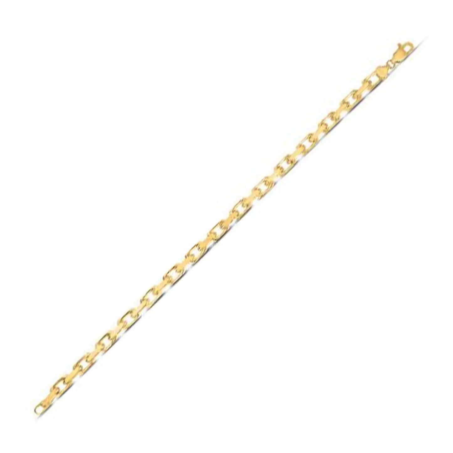 14k Yellow Gold French Cable Link Chain (4.80 mm) RCJ Chains  CELESTIA LUXE JEWELLERS