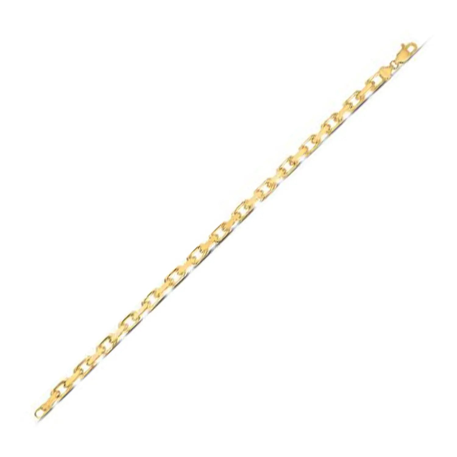 14k Yellow Gold French Cable Link Chain (4.80 mm) RCJ Chains  CELESTIA LUXE JEWELLERS