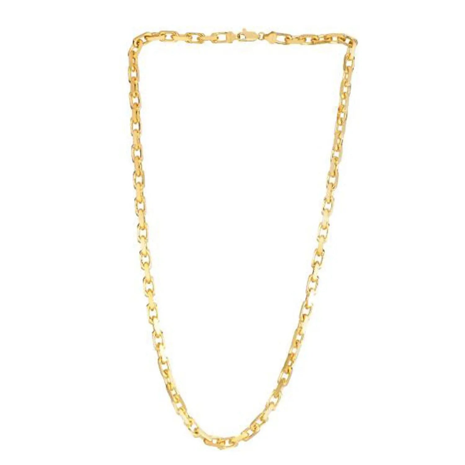 14k Yellow Gold French Cable Link Chain (4.80 mm) RCJ Chains  CELESTIA LUXE JEWELLERS