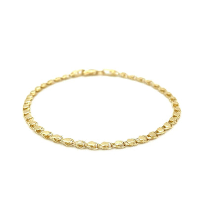 14k Yellow Gold Heart Bracelet (3.00 mm) RCJ Bracelets  CELESTIA LUXE JEWELLERS