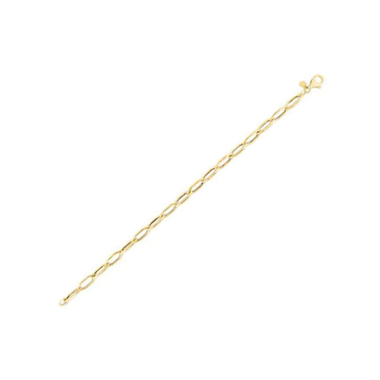 14k Yellow Gold La Goccia Link Bracelet (5.00 mm) RCJ Bracelets  CELESTIA LUXE JEWELLERS