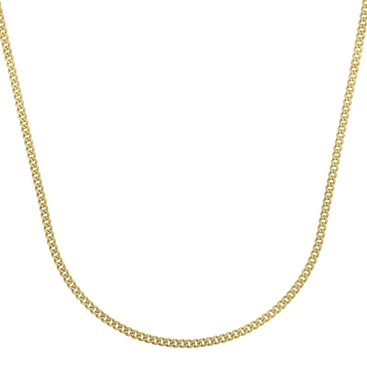 14k Yellow Gold Light Gourmette Chain (2.80 mm) RCJ Chains  CELESTIA LUXE JEWELLERS
