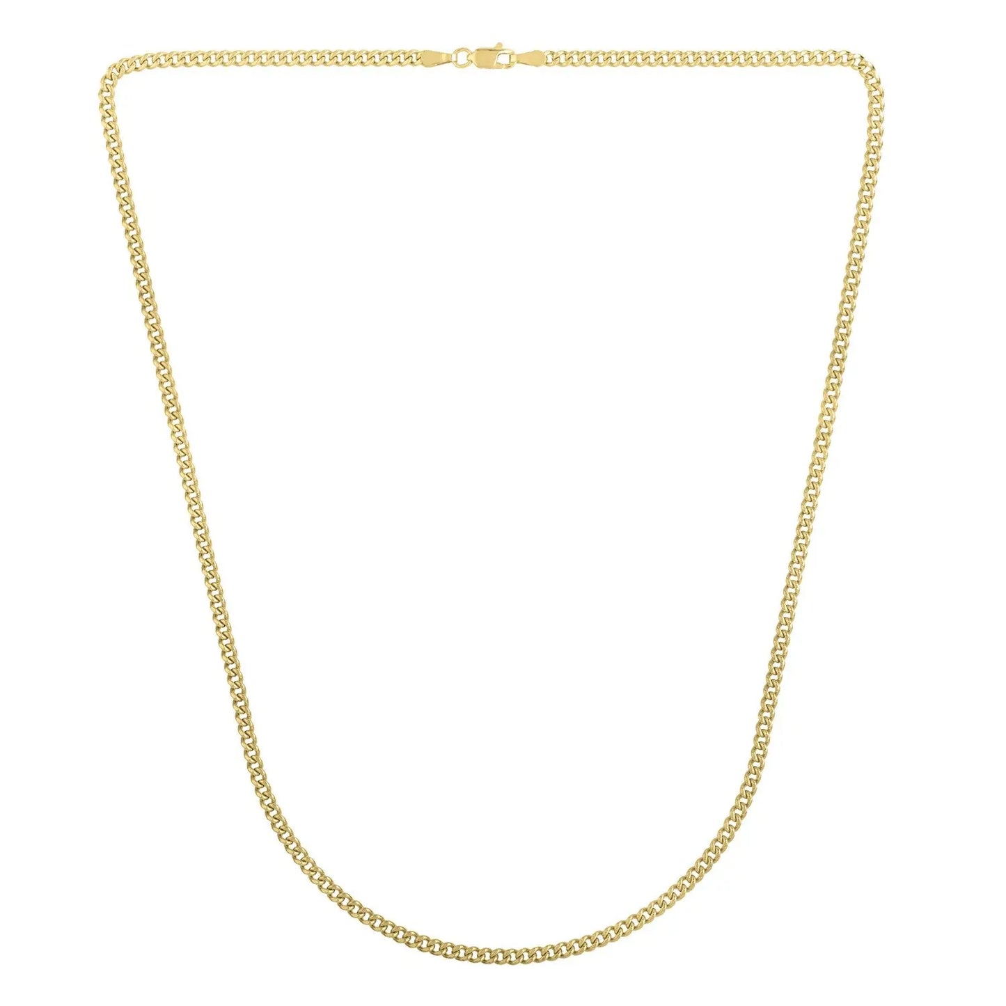 14k Yellow Gold Light Gourmette Chain (2.80 mm) RCJ Chains  CELESTIA LUXE JEWELLERS