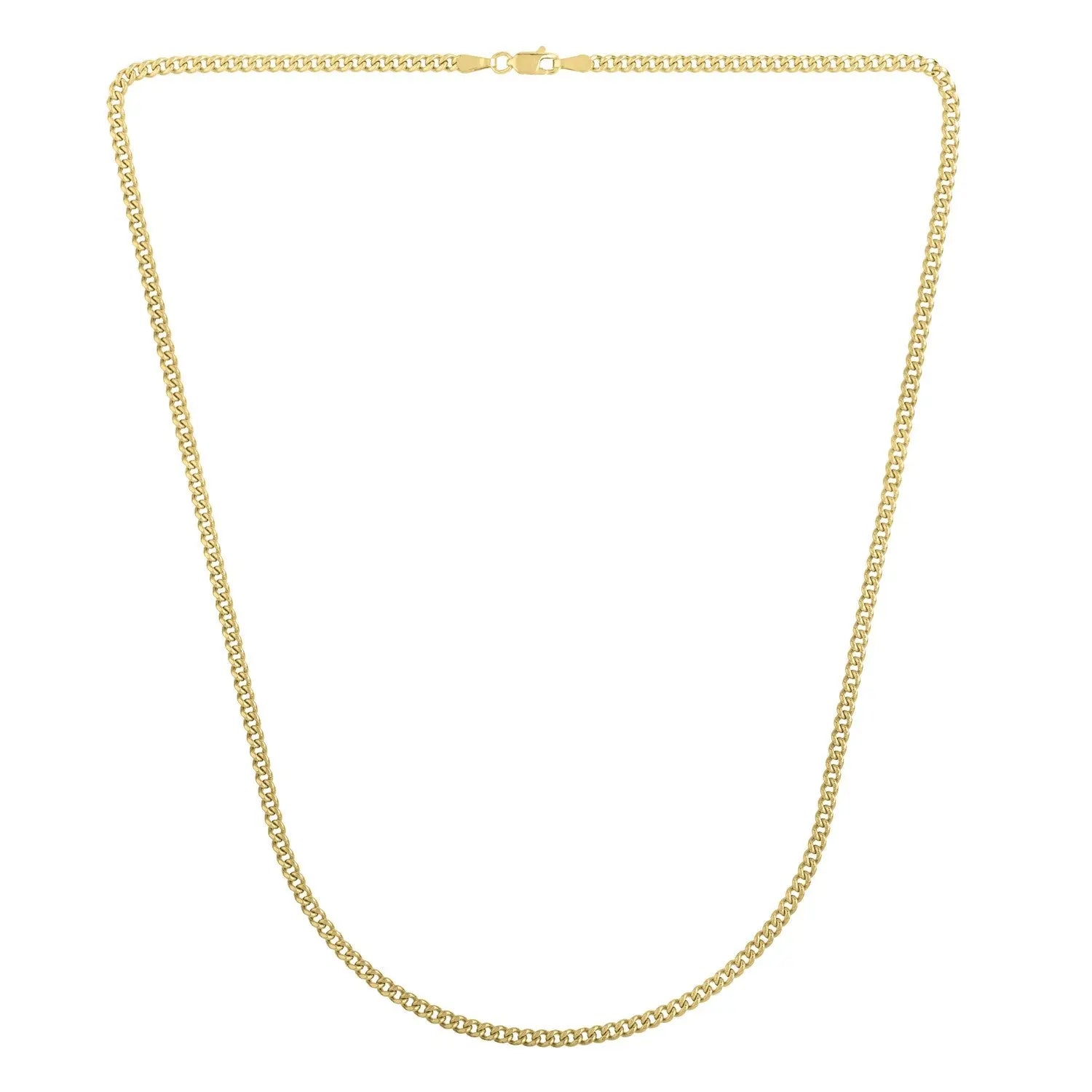 14k Yellow Gold Light Gourmette Chain (2.80 mm) RCJ Chains  CELESTIA LUXE JEWELLERS