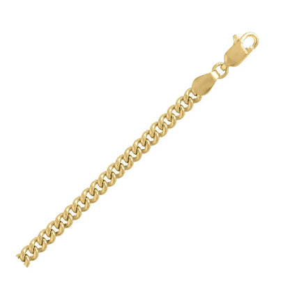 14k Yellow Gold Light Gourmette Chain (3.60 mm) RCJ Chains  CELESTIA LUXE JEWELLERS