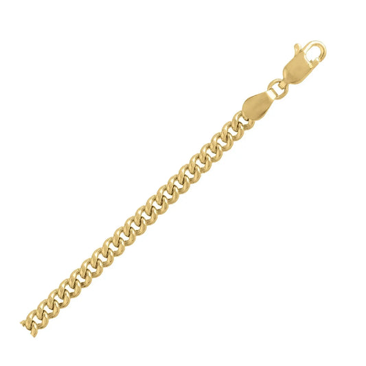 14k Yellow Gold Light Gourmette Chain (3.60 mm) RCJ Chains  CELESTIA LUXE JEWELLERS