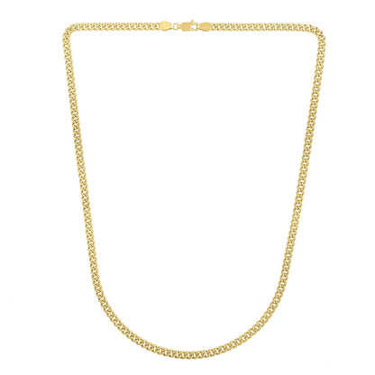 14k Yellow Gold Light Gourmette Chain (3.60 mm) RCJ Chains  CELESTIA LUXE JEWELLERS