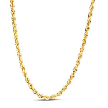 14k Yellow Gold Light Rope Chain (4.3 mm) RCJ Chains  CELESTIA LUXE JEWELLERS
