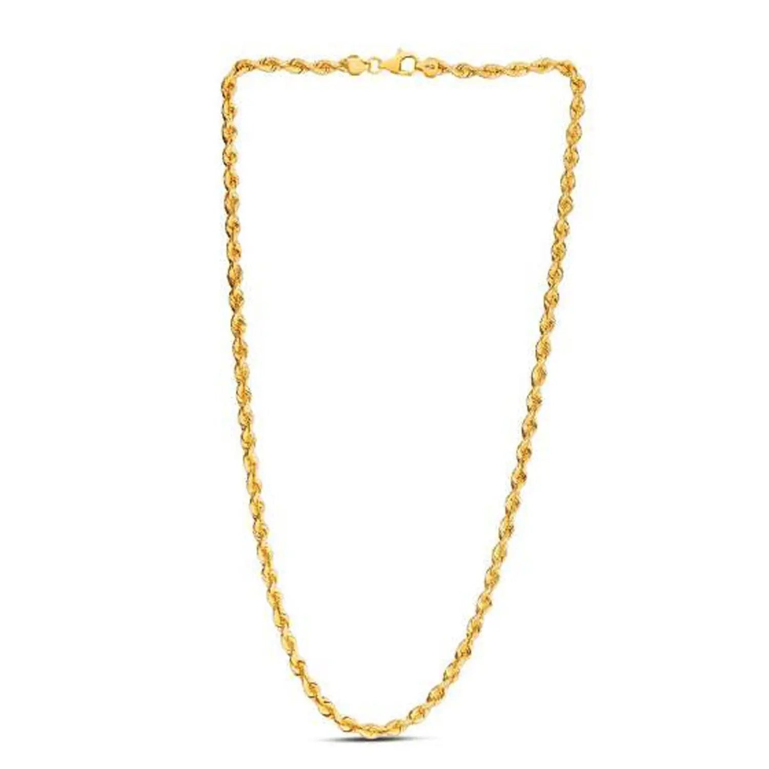 14k Yellow Gold Light Rope Chain (4.3 mm) RCJ Chains  CELESTIA LUXE JEWELLERS