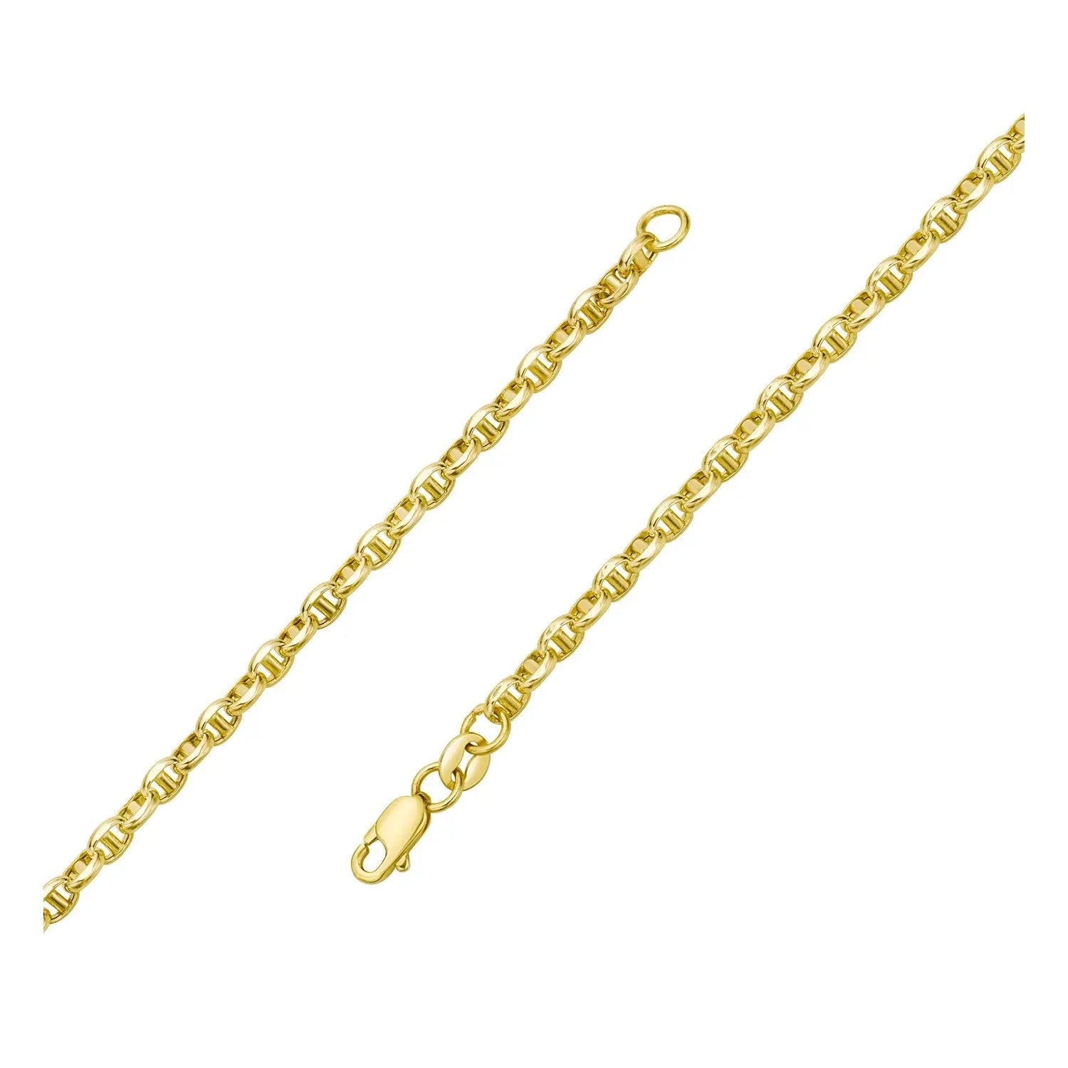 14k Yellow Gold Lite Anchor Chain (3.00 mm) RCJ Chains  CELESTIA LUXE JEWELLERS