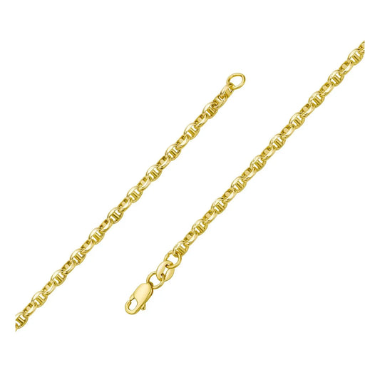 14k Yellow Gold Lite Anchor Chain (3.00 mm) RCJ Chains  CELESTIA LUXE JEWELLERS